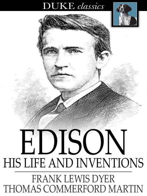 Titeldetails für Edison nach Frank Lewis Dyer - Verfügbar